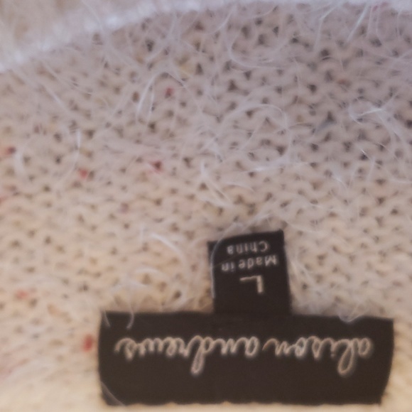 ALISON ANDREWS SOFT FUZZY OVERSIZE SWEATER SZ L - Picture 4 of 6